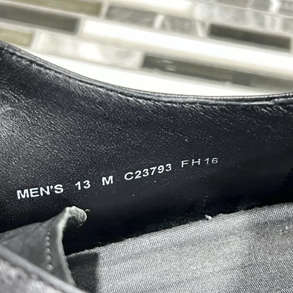 Cole Haan Grand OS C23793 Jefferson Leather Black‎ Wingtip Shoes Mens Size 13 M